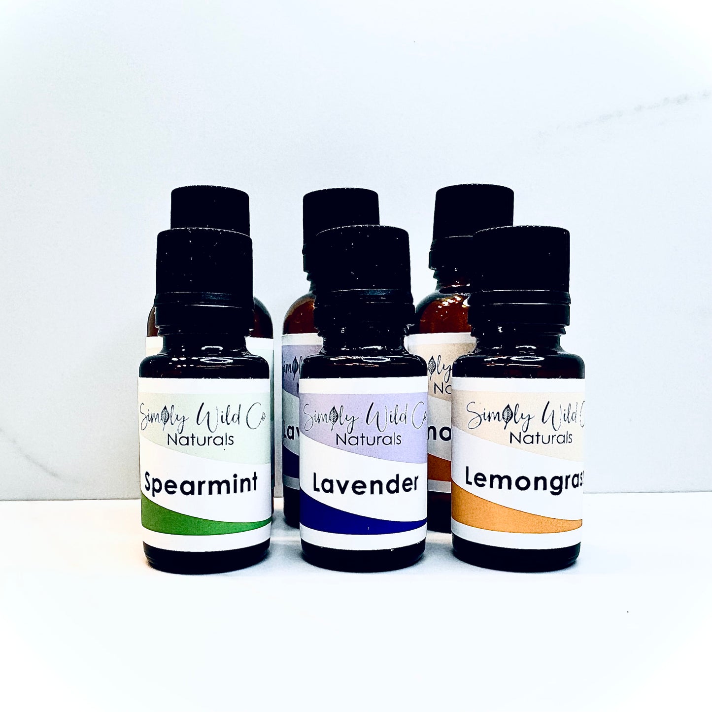 Organic Essential Oils – 15ml & 30ml Glass Dropper Bottles