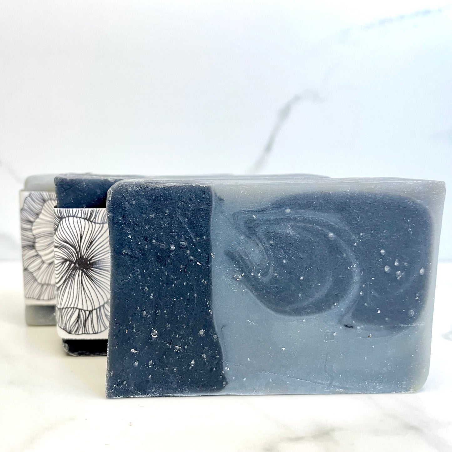 Anise and charcoal cold pressed soap