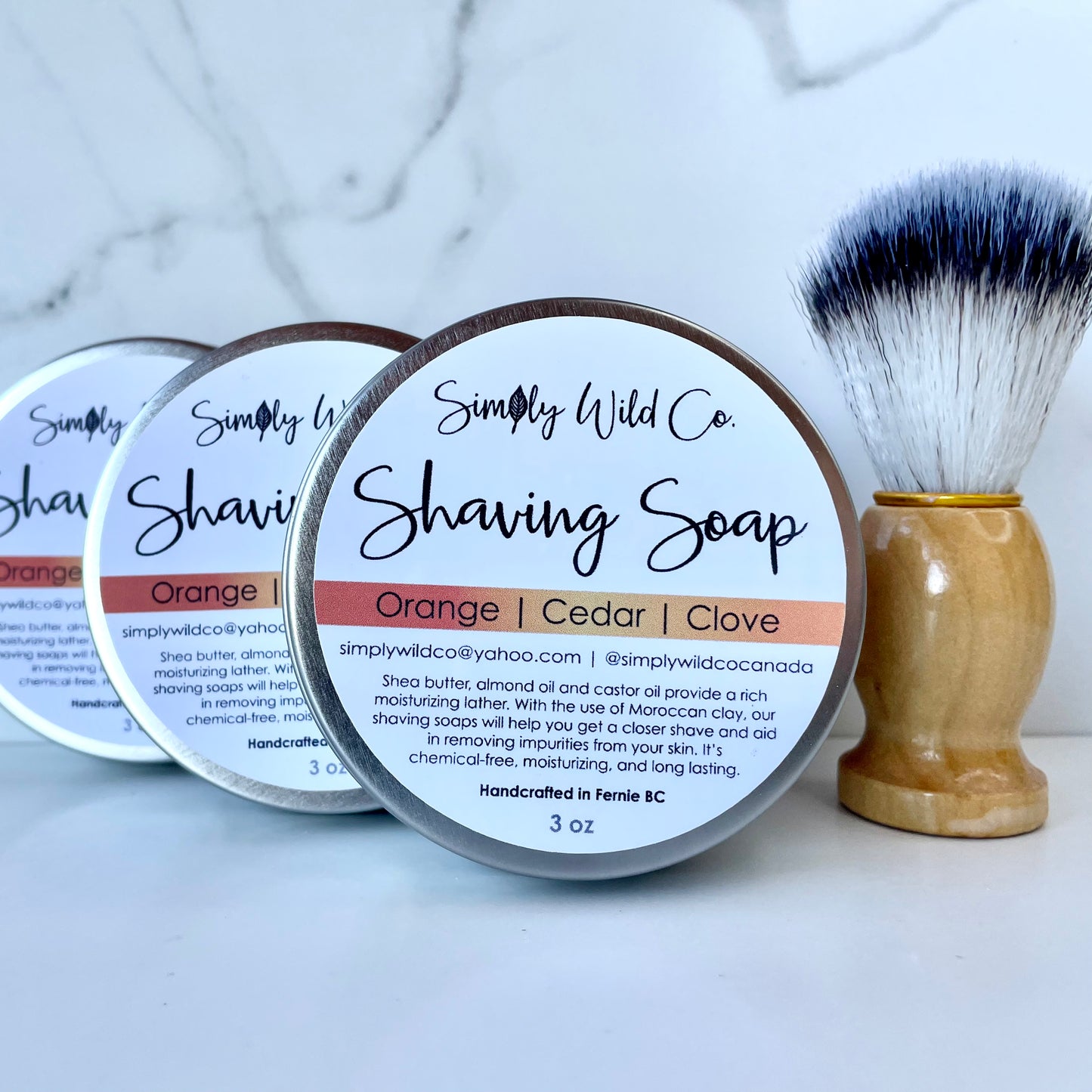 Orange Cedar Shaving Bar of Soap