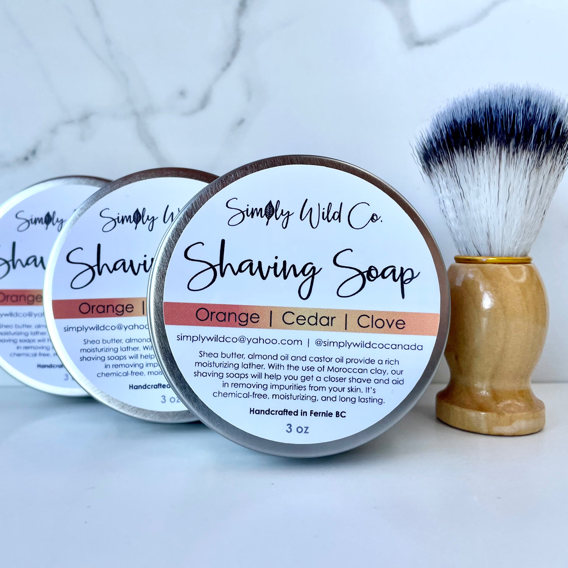 Orange Cedar Shaving Bar of Soap