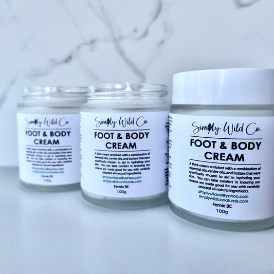 simplywildconaturals Foot and Body Cream