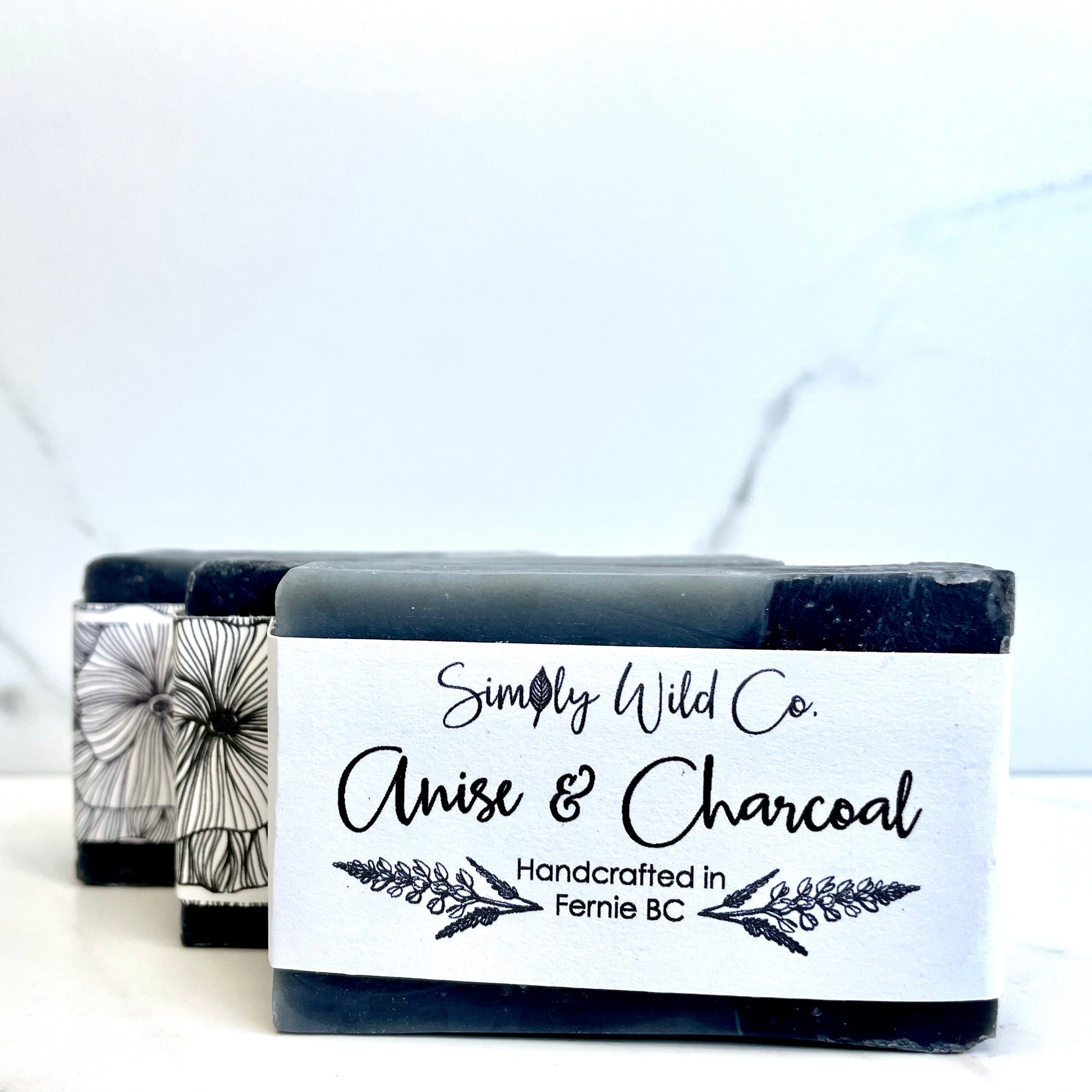 Anise and charcoal cold pressed soap